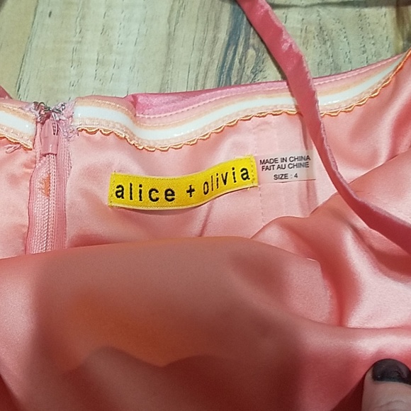 Alice+Olivia Hot Pink Party Dress - Picture 4 of 9